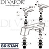 Bristan Sail Bath Filler Spares